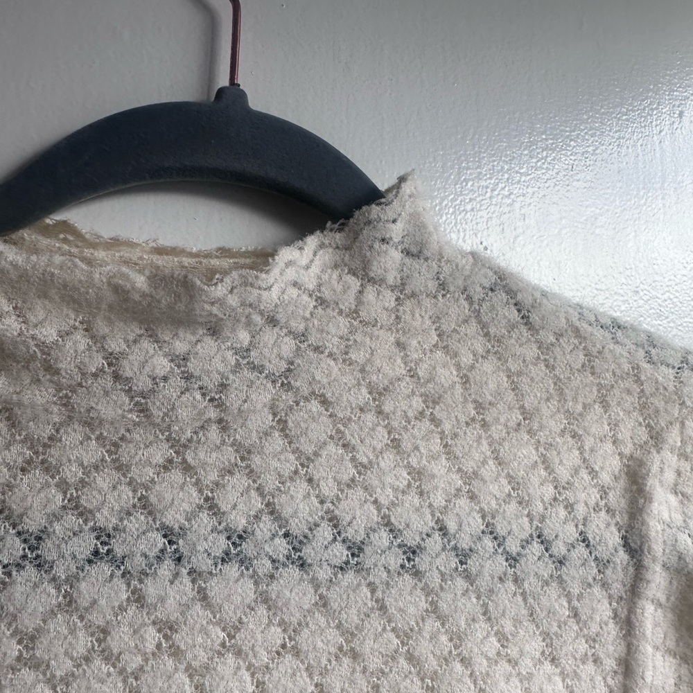 RIHOAS Cream Textured Knit Top - Picture 2 of 3